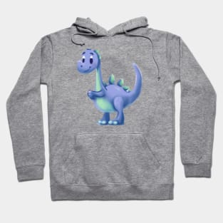 Cute Dinosaur Drawing Hoodie